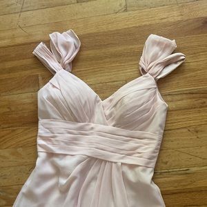 Bill Levkoff Pink Full Length Dress